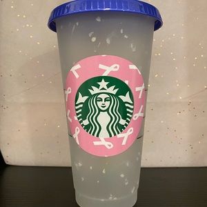 ✨🎉NEW Breast Awarness Starbucks Cup🎉✨